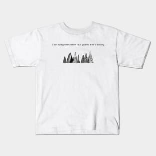 I eat salagmites when the tour guides aren't looking Kids T-Shirt